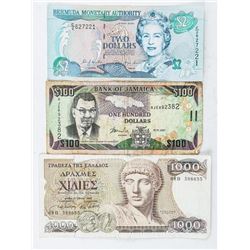 Estate Group (3) Notes: Bermuda, Jamaica, Greece
