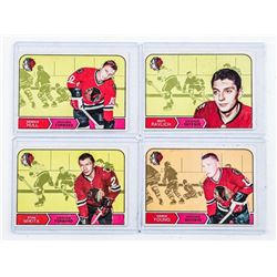 Group (4) (Chicago) T.C.G. Hockey Cards - Includes: Stan Mikita, Dennis Hull