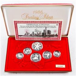 Currency of Singapore with C.O.A. Silver