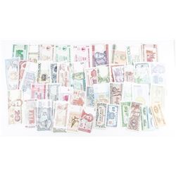 Estate World Lot of Paper Money - All Original, All Uncirculated.