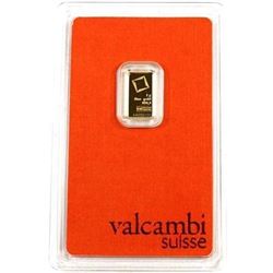 Suisse 1g .999 Fine Gold Bar - Collector Bullion.