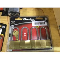 Master Lock Keyed Lock 4-Pack