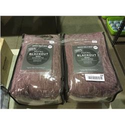 Design Solutions Total Blackout Quinn Grommet Top Panel (50" x 108") Lot of 2