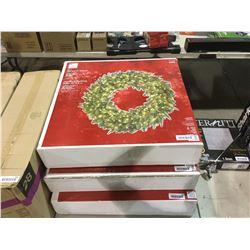 Home Accents Holiday 30" LED Pre-Lit Wreath Indoor/Outdoor