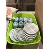 Image 1 : Bin of Easter Light Up Monogram Eggs and Plates