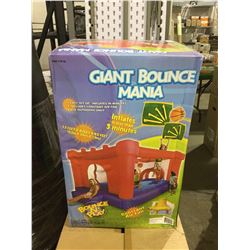 Giant Bounce Mania Bounce N' Play Inflatable Bounce House (12' x 8' x 6.5')