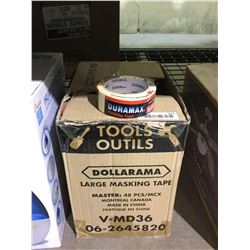 Case of 48 Duramax Large Masking Tape Rolls