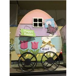 Happy Easter Decor Wagon
