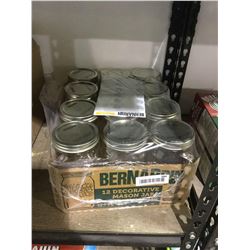 Case of Bernardin Mason Jars (12 x 1L)