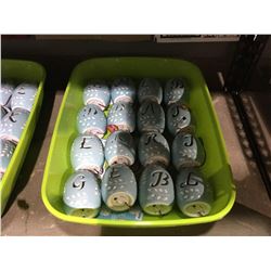Bin of Easter Light Up Monogram Eggs