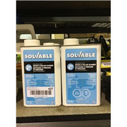 Solvable Professional Grade Brush and Roller Cleaner (473mL) Lot of 2
