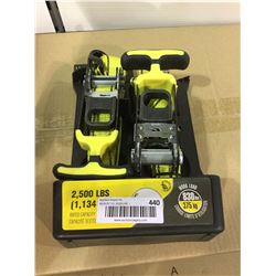 2-Piece Ratchet Tie-down Set