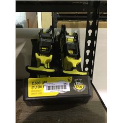 2-Piece Ratchet Tie-down Set