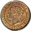 Image 1 : Victoria Cent 1859 Narrow 9, KM1, MS64 RB PCGS, a lovel 