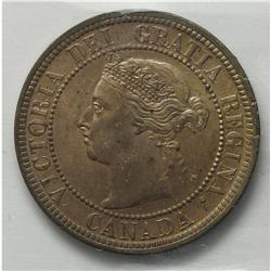 Victoria Cent 1888, KM1, MS64 ICCS, not noted as Red bu 