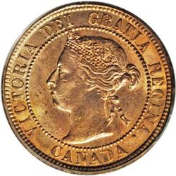 Victoria Cent 1898H, KM1, MS64 RD PCGS Pittman, an inte 