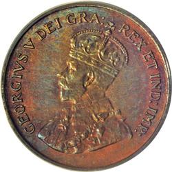 George V 1 Cent 1921, Ex: Norweb Collection, KM28, Spec 