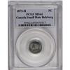 Image 3 : Victoria Small Date 5 Cents 1875-H, KM2, MS64 PCGS. Eve 