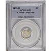 Image 3 : Victoria Large Date 5 Cents 1875-H, KM2, AU55 PCGS. Lus 
