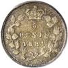 Image 2 : Victoria 5 Cents 1884, Near 4 KM2, XF45 PCGS. Well stru 