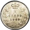 Image 2 : Victoria Small 5, 5 Cents 1885, KM2, MS65 PCGS. Well st 