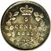 Image 2 : Victoria Large 5, 5 Cents 1885, KM2, XF45 PCGS. Lead-gr 