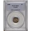 Image 3 : Victoria 5 Cents 1898, KM2, MS64 PCGS. Nicely defined f 
