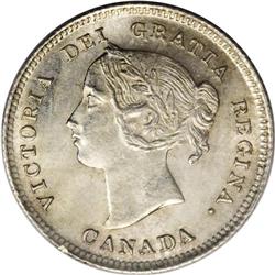 Victoria 5 Cents 1901, KM2, MS64 ICCS. Although one of 
