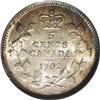Image 2 : Edward VII 5 Cents 1902, KM9, MS67 PCGS. A second Super 