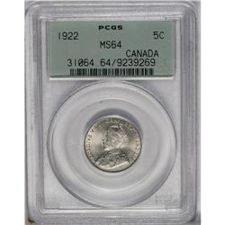 George V 5 Cents 1922, KM