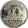 Image 2 : Elizabeth II With Strap (Shoulder Fold) 5 Cent 1953, Mu 