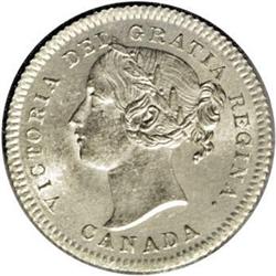 Victoria 10 Cents 1871H, KM3, MS64 ICCS, a lovely, full