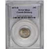 Image 3 : Victoria 10 Cents 1875H, KM3, MS64 PCGS Belzberg, an am 