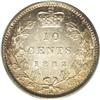 Image 2 : Victoria 10 Cents 1882H, KM3, MS63 PCGS, a choice, orig 