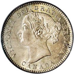 Victoria 10 Cents 1883H, KM3, MS66 PCGS, a wonderful co 