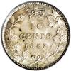Image 2 : Victoria 10 Cents 1883H, KM3, MS66 PCGS, a wonderful co 