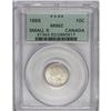 Image 3 : Victoria 10 Cents 1886 Small 6, KM3, MS62 PCGS, a fully 