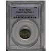 Image 3 : Victoria 10 Cents 1886 Large Pointed 6, KM3, MS64 PCGS, 