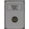 Image 3 : Victoria 10 Cents 1893 Flat Top 3, KM3, MS63 NGC, an ex 