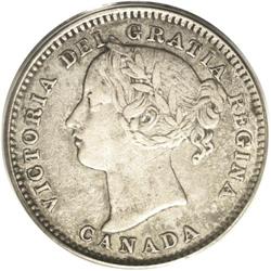 Victoria 10 Cents 1893 Round Top 3, KM3, VF25 PCGS and 