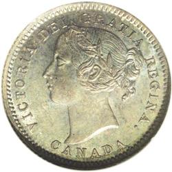 Victoria 10 Cents 1900, KM3, MS64 NGC, sharply detailed 