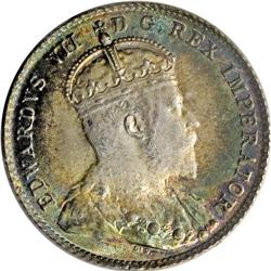 Edward VII 10 Cents 1904, KM10, MS64 ICCS, a gorgeous c 