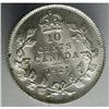 Image 2 : George V 10 Cents 1921, KM23a, MS63 ICCS, a nice origin 