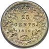 Image 2 : Victoria 25 Cents 1870, Obverse 1, KM5, MS64 PCGS. Shar 