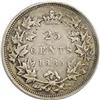 Image 2 : Victoria 25 Cents 1885, KM5, XF. No significant flaws w 