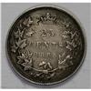 Image 4 : Victoria 25 Cents 1885, KM5, XF. No significant flaws w 