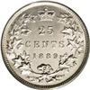 Image 2 : Victoria 25 Cents 1889, KM5, MS63 PCGS/ICCS. Fully stru 