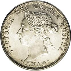 Victoria 25 Cents 1891, KM5, MS64 PCGS. Sharply struck 