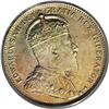 Image 1 : Edward VII 25 Cents 1906 Small Crown, Ex: Belzberg Coll 