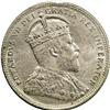 Image 1 : Edward VII 25 Cents 1907, KM11, MS63 ICCS. Fully brilli 